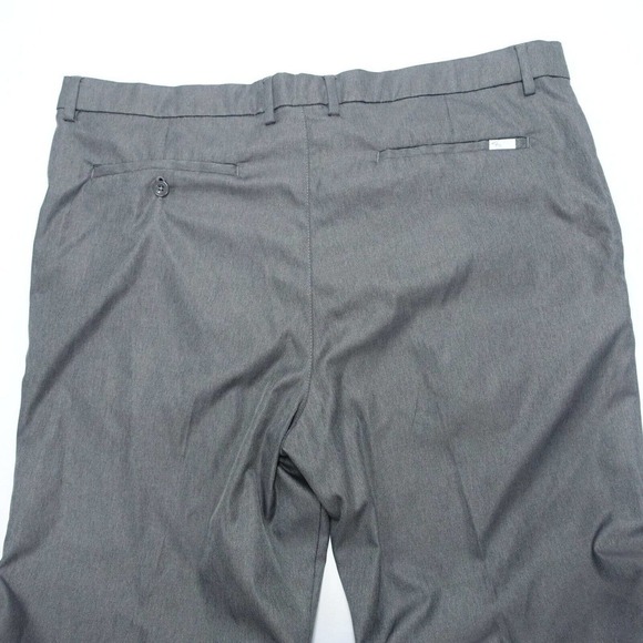 Greg Norman Pants Men's 38 X 30 Gray Slash Pockets Chino High-Rise Straight - Picture 7 of 8